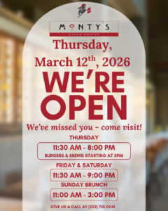 Monty's Opening 2026 Monty's Opening 2026