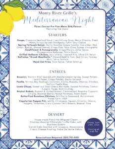 Mediterranean Night Marketing Flyer